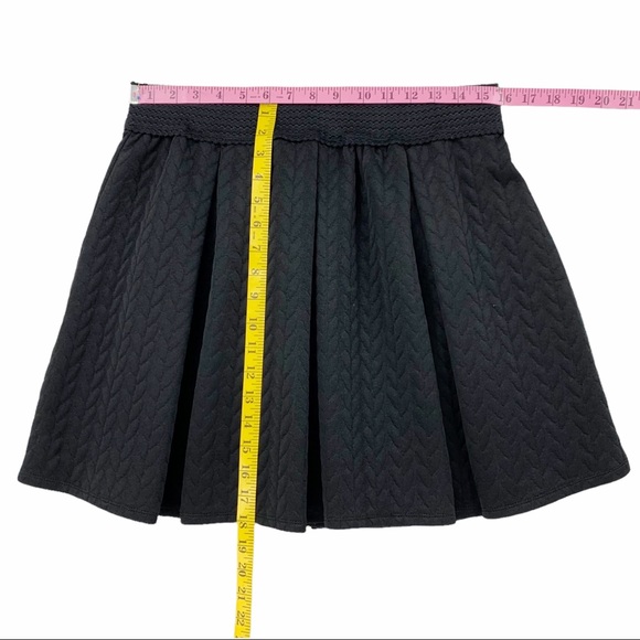 Wide Pleat Box Pleat Black Mini Skirt by EyeShadow - Picture 15 of 16